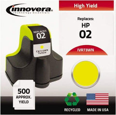 innovera - Yellow Inkjet Printer Cartridge - Use with HP Photosmart C5180, C6180, C7180, D6160, D7145, D7155, D7160, D7345, D7355, D7360, 3110, 3210, 3310, 8250 - Americas Industrial Supply