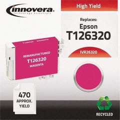 innovera - Magenta Inkjet Printer Cartridge - Use with Epson Stylus NX330, NX430, Workforce 60, 435, 520, 545, 630, 633, 635, 645, 840, 845, 7010, 7510 - Americas Industrial Supply