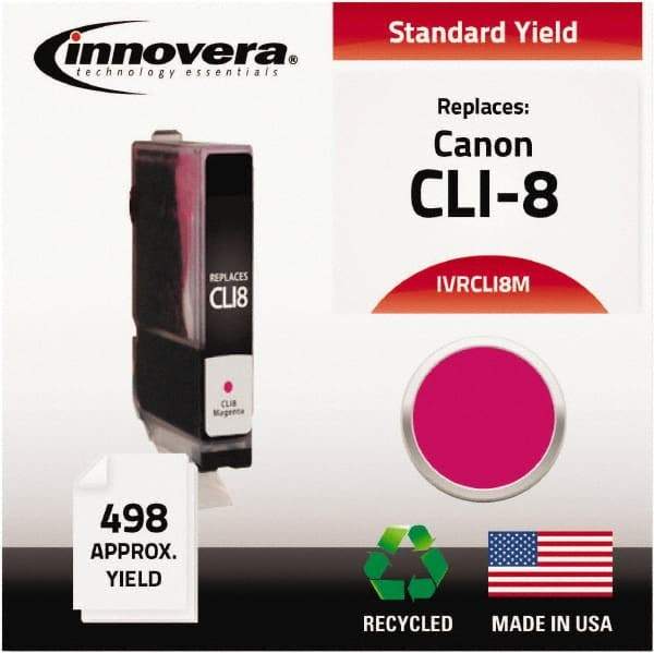 innovera - Magenta Inkjet Printer Cartridge - Use with Canon PIXMA iP3300, iP3500, iP4200, iP4300, iP4500, iP5200, MP500, MP510, MP520, MP530, MP600, MP610, MP800, MP810, MP830, MP950, MP960, MP970, MX700, MX850 - Americas Industrial Supply