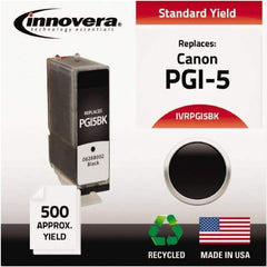 innovera - Black Inkjet Printer Cartridge - Use with Canon PIXMA iP3300, iP3500, iP4200, iP4300, iP4500, iP5200, MP500, MP510, MP520, MP530, MP600, MP610, MP800, MP810, MP830, MP950, MP960, MP970, MX700, MX850 - Americas Industrial Supply