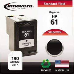 innovera - Black Inkjet Printer Cartridge - Use with HP Deskjet 1000, 1050, 1055, 2050, 3000, 3050, 3050A, 3052A, 3054A - Americas Industrial Supply