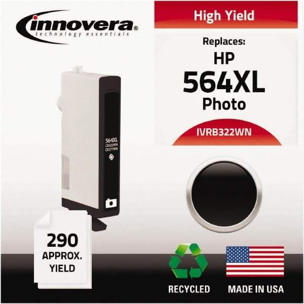 innovera - Inkjet Printer Cartridge - Use with HP Photosmart 5510, 5514, 6510, B8550, B8553, B8558, C6340, C6350, C6380, C6383, D5460, D7560, HP Photosmart Plus B209A, B209B, B209C, Premium Touchsmart C309, C309n, C310, Photosmart Premium Fax All-In-One - Americas Industrial Supply