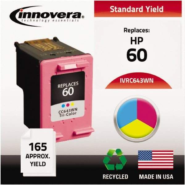 innovera - Inkjet Printer Cartridge - Use with HP Deskjet D2530, D2545, D2560, D5560, F4200, F4440, F4480, Photosmart C4640, C4650, C4680, C4795 - Americas Industrial Supply