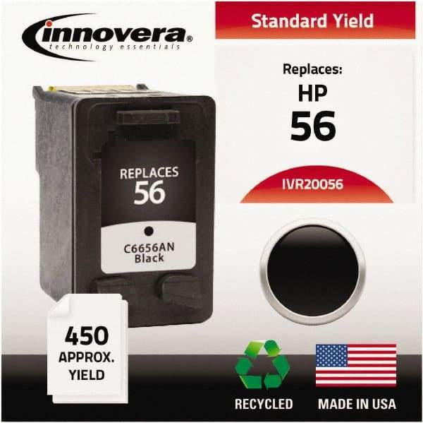 innovera - Black Ink Cartridge - Use with HP Deskjet 450, 5150, 5550, 5650, 5850, 9650, 9670, 9680, Digital Copier Printer 410, Officejet 6110 - Americas Industrial Supply