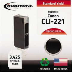 innovera - Black Inkjet Printer Cartridge - Use with Canon PIXMA iP3600, iP4600, iP4700, MP560, MP620, MP640, MP980, MP990, MX860, MX870 - Americas Industrial Supply