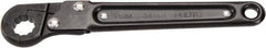 Proto - 12mm, Black Finish, Ratcheting Flare Nut Wrench - 12 Points, 5.437" OAL, Steel, Single End Head - Americas Industrial Supply