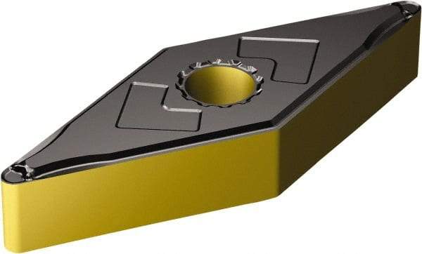 Sandvik Coromant - VNMG331 LC Grade 1515 Carbide Turning Insert - TiCN/Al2O3/TiN Finish, 35° Diamond, 3/8" Inscr Circle, 3/16" Thick, 1/64" Corner Radius - Americas Industrial Supply