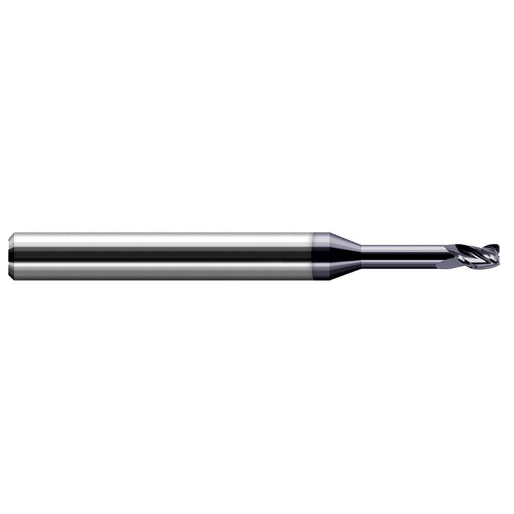 Harvey Tool - Corner Radius & Corner Chamfer End Mills; Mill Diameter (Inch): 3/16 ; Mill Diameter (Decimal Inch): 0.1870 ; End Type: Corner Radius ; Corner Radius (Decimal Inch): 0.0600 ; Number of Flutes: 3 ; Material: Solid Carbide - Exact Industrial Supply