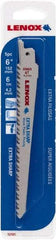 Lenox - 6" Long x 3/4" Thick, Bi-Metal Reciprocating Saw Blade - Straight Profile, 6 TPI, Toothed Edge - Americas Industrial Supply