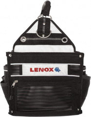 Lenox - 33 Pocket Black Ballistic Nylon Tool Tote - 10" Wide x 10" Deep x 12" High - Americas Industrial Supply