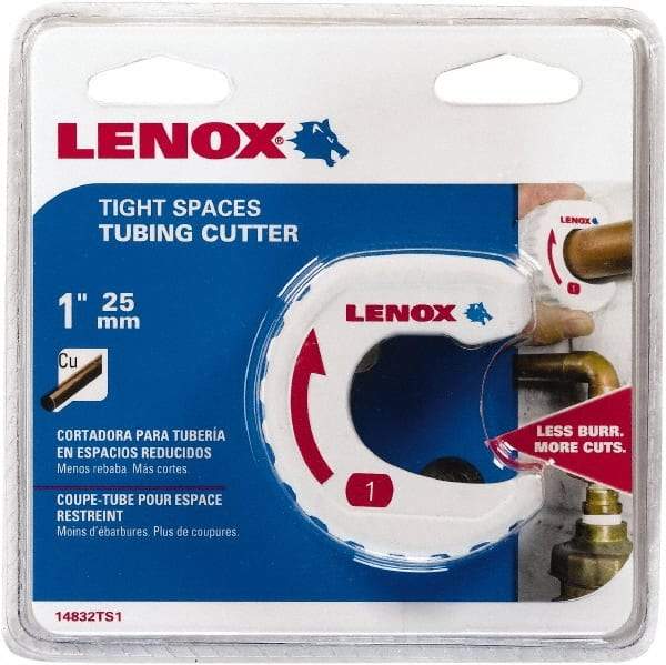 Lenox - 1" Pipe Capacity, Tube Cutter - Cuts Copper - Americas Industrial Supply