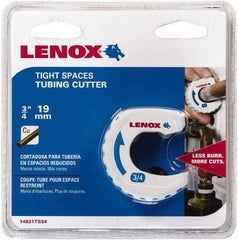 Lenox - 3/4" Pipe Capacity, Tube Cutter - Cuts Copper - Americas Industrial Supply