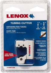 Lenox - 1/8" to 5/8" Pipe Capacity, Tube Cutter - Cuts Copper - Americas Industrial Supply