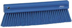 Vikan - Polyester Counter Brush - 2" Bristle Length, 11" Long x 1-1/4" Wide Head, Blue - Americas Industrial Supply