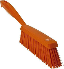 Vikan - 14" OAL, Polyester Staple Set Bench Brush - 2" Bristle Length, 6-3/8" Long Head, Orange - Americas Industrial Supply