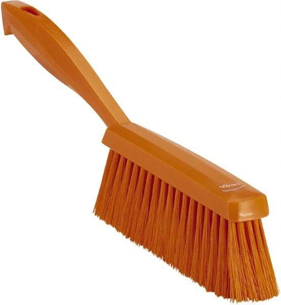 Vikan - 14" OAL, Polyester Staple Set Bench Brush - 2" Bristle Length, 6-3/8" Long Head, Orange - Americas Industrial Supply