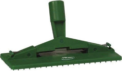 Vikan - 9" Long x 3-3/4" Wide Scouring Pad Holder - Green - Americas Industrial Supply