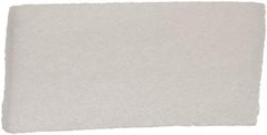 Remco - 10" Long x 4-1/2" Wide x 1-1/8" Thick Scouring Pad - Light-Duty, White - Americas Industrial Supply