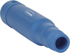 Vikan - 6-1/2 x 1-5/32" Polypropylene Squeegee Handle - European Threaded Connection, Blue - Americas Industrial Supply