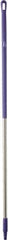 Vikan - 59 x 1-1/4" Aluminum Squeegee Handle - European Threaded Connection, Purple - Americas Industrial Supply