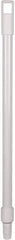 Remco - 24 x 1" Fiberglass Squeegee Handle - European Threaded Connection, White - Americas Industrial Supply