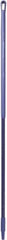 Vikan - 59 x 1-1/4" Fiberglass Squeegee Handle - European Threaded Connection, Purple - Americas Industrial Supply