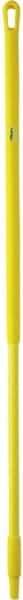 Vikan - 51 x 1-1/4" Fiberglass Squeegee Handle - European Threaded Connection, Yellow - Americas Industrial Supply