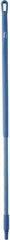 Vikan - 51 x 1-1/4" Fiberglass Squeegee Handle - European Threaded Connection, Blue - Americas Industrial Supply