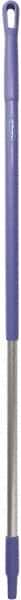 Vikan - 51 x 1-1/4" Aluminum Squeegee Handle - European Threaded Connection, Purple - Americas Industrial Supply