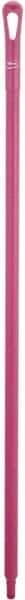 Vikan - 51 x 1-1/4" Polypropylene Squeegee Handle - European Threaded Connection, Pink - Americas Industrial Supply