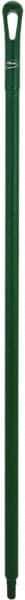 Vikan - 51 x 1-1/4" Polypropylene Squeegee Handle - European Threaded Connection, Green - Americas Industrial Supply