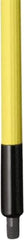 Remco - 187 x 1-1/4" Fiberglass Squeegee Handle - European Threaded Connection, Yellow, Telescoping - Americas Industrial Supply