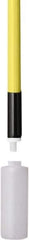 Remco - 188 x 1-1/4" Fiberglass Squeegee Handle - European Threaded Connection, Yellow, Telescoping - Americas Industrial Supply