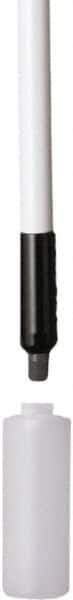 Remco - 192 x 1-1/4" Fiberglass Squeegee Handle - European Threaded Connection, White, Telescoping - Americas Industrial Supply