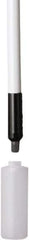 Remco - 192 x 1-1/4" Fiberglass Squeegee Handle - European Threaded Connection, White, Telescoping - Americas Industrial Supply
