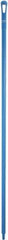 Vikan - 67 x 1-19/64" Polypropylene Squeegee Handle - European Threaded Connection, Blue - Americas Industrial Supply