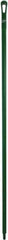 Vikan - 67 x 1-19/64" Polypropylene Squeegee Handle - European Threaded Connection, Green - Americas Industrial Supply