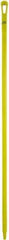 Vikan - 59 x 1-1/4" Polypropylene Squeegee Handle - European Threaded Connection, Yellow - Americas Industrial Supply
