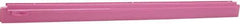 Vikan - 24" Rubber Blade Squeegee Refill - Double Edge, Pink, Plastic Holder - Americas Industrial Supply