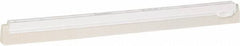 Vikan - 20" Foam Rubber Blade Squeegee Refill - Double Edge, White, Plastic Holder - Americas Industrial Supply