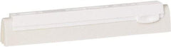 Vikan - 10" Foam Rubber Blade Squeegee Refill - Double Edge, White, Plastic Holder - Americas Industrial Supply