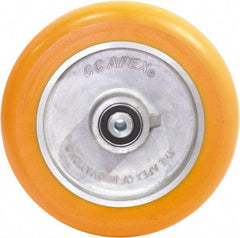 Caster Connection - 10 Inch Diameter x 2 Inch Wide, Polyurethane on Aluminum Caster Wheel - 1,500 Lb. Capacity, 2.2 Inch Hub Length, 1/2 Inch Axle Diameter, Sealed Precision Ball Bearing - Americas Industrial Supply