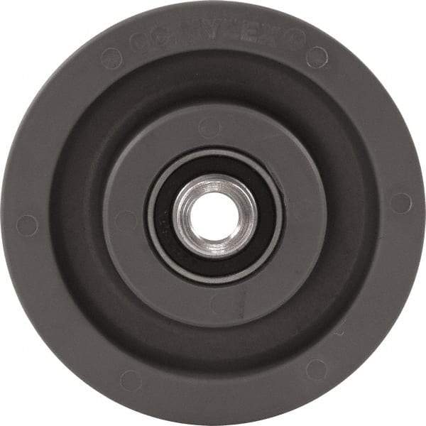 Caster Connection - 5 Inch Diameter x 2 Inch Wide, High Grade Nylon Caster Wheel - 1,200 Lb. Capacity, 2.2 Inch Hub Length, 1/2 Inch Axle Diameter, Sealed Precision Ball Bearing - Americas Industrial Supply