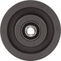 Caster Connection - 5 Inch Diameter x 2 Inch Wide, High Grade Nylon Caster Wheel - 1,200 Lb. Capacity, 2.2 Inch Hub Length, 1/2 Inch Axle Diameter, Sealed Precision Ball Bearing - Americas Industrial Supply