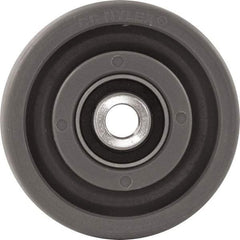 Caster Connection - 4 Inch Diameter x 2 Inch Wide, High Grade Nylon Caster Wheel - 1,000 Lb. Capacity, 2.2 Inch Hub Length, 1/2 Inch Axle Diameter, Sealed Precision Ball Bearing - Americas Industrial Supply
