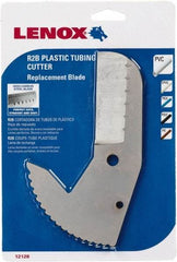 Lenox - Cutter Replacement Blade - Use with Lenox: 12124R2, Cuts PVC, CPVC, Pex, Polyethylene and Rubber Hose - Americas Industrial Supply