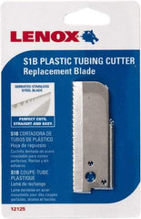 Lenox - Cutter Replacement Blade - Use with Lenox: 1212S1, Cuts PVC, CPVC, Pex, Polyethylene and Rubber Hose - Americas Industrial Supply