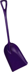 Remco - 17-1/8" High Square Plastic Shovel - 27" Long D-Grip Handle - Americas Industrial Supply