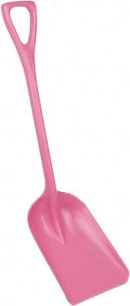 Remco - 14-1/2" High Square Plastic Shovel - 24-5/8" Long D-Grip Handle - Americas Industrial Supply