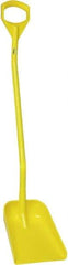 Vikan - 13-1/4" High Square Plastic Shovel - 39-7/8" Long D-Grip Handle - Americas Industrial Supply